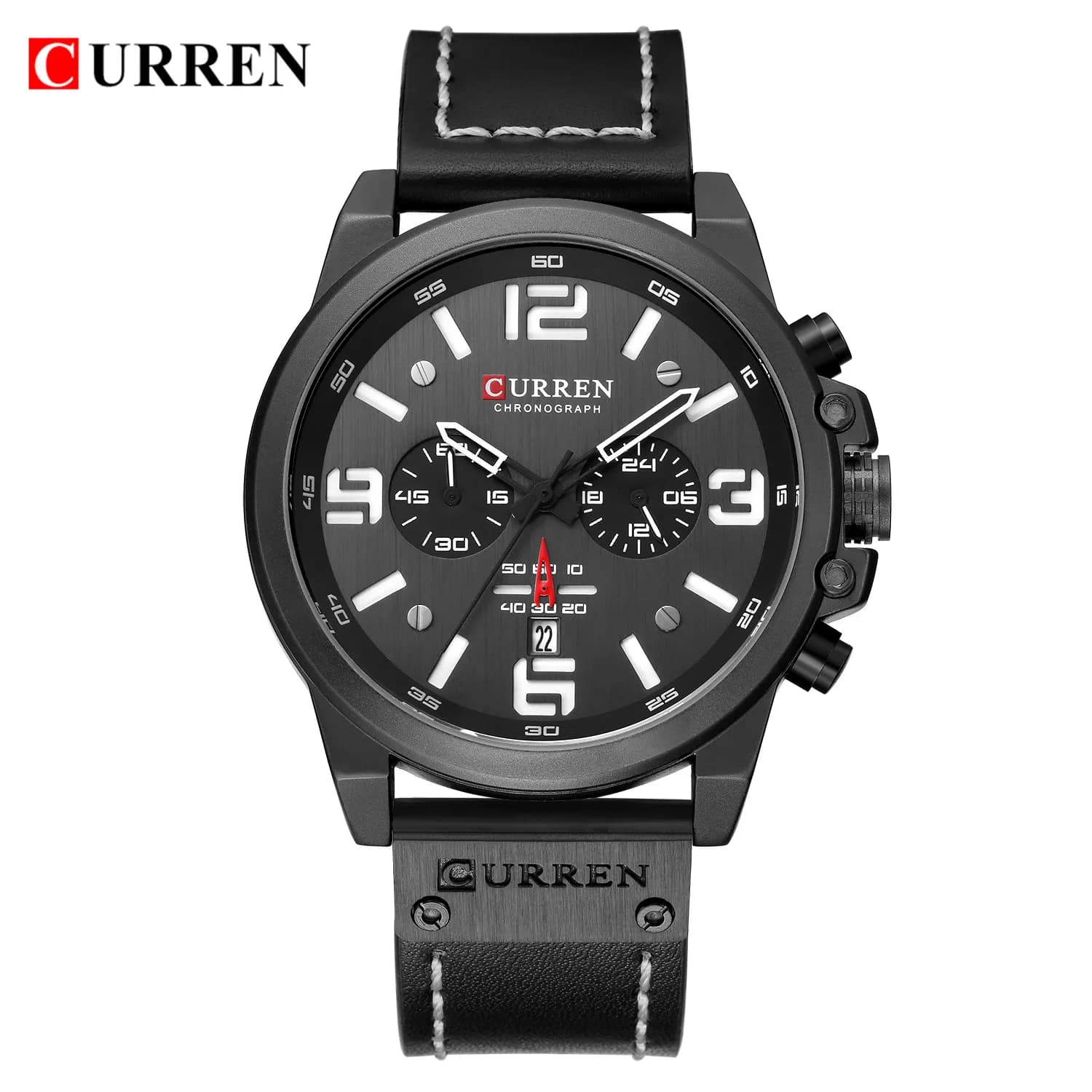 CURREN Quartz Men's Leather Wristwatch - Image 18