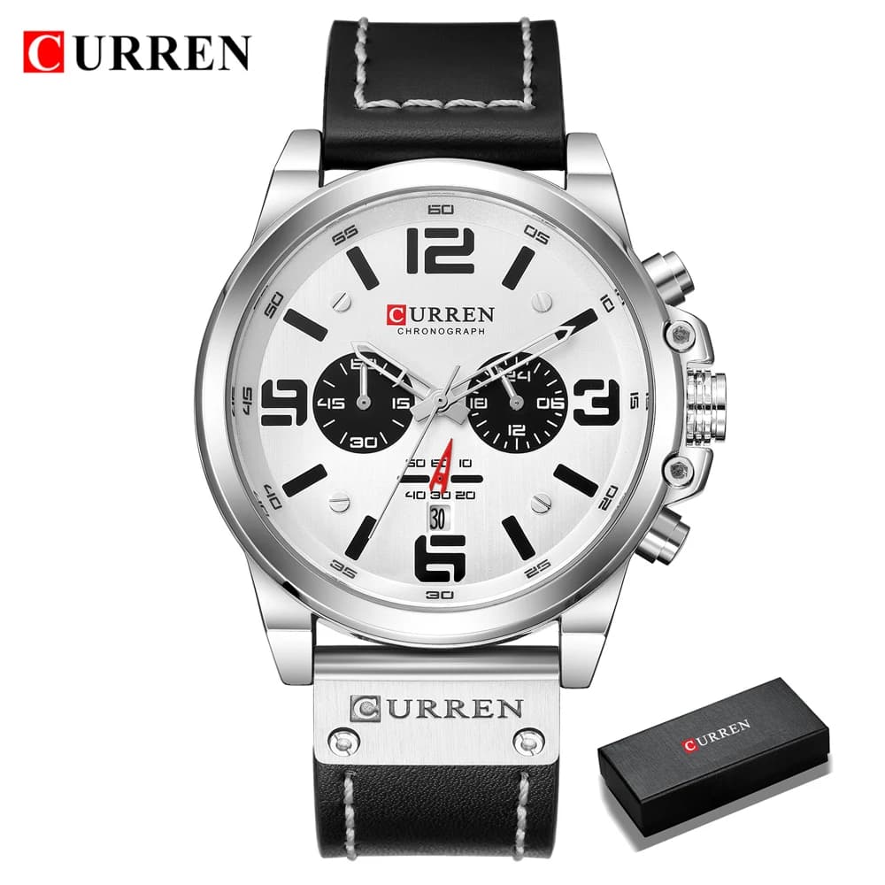 CURREN Quartz Men's Leather Wristwatch - Image 12