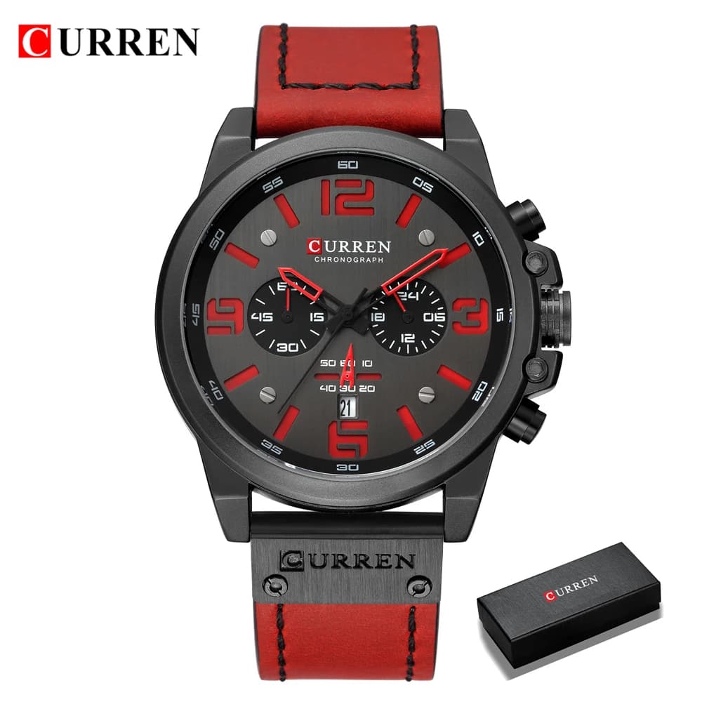CURREN Quartz Men's Leather Wristwatch - Image 13