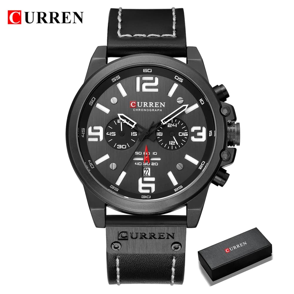 CURREN Quartz Men's Leather Wristwatch - Image 11