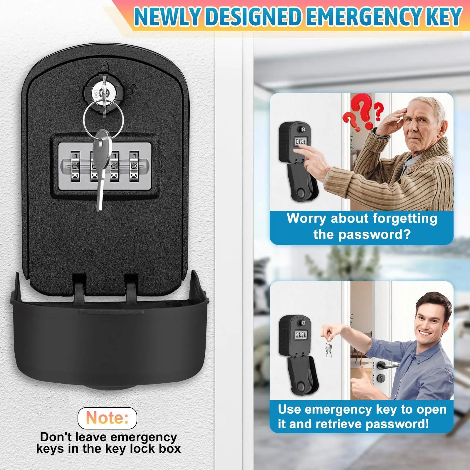 Lock Box for Keys with Code - Image 3