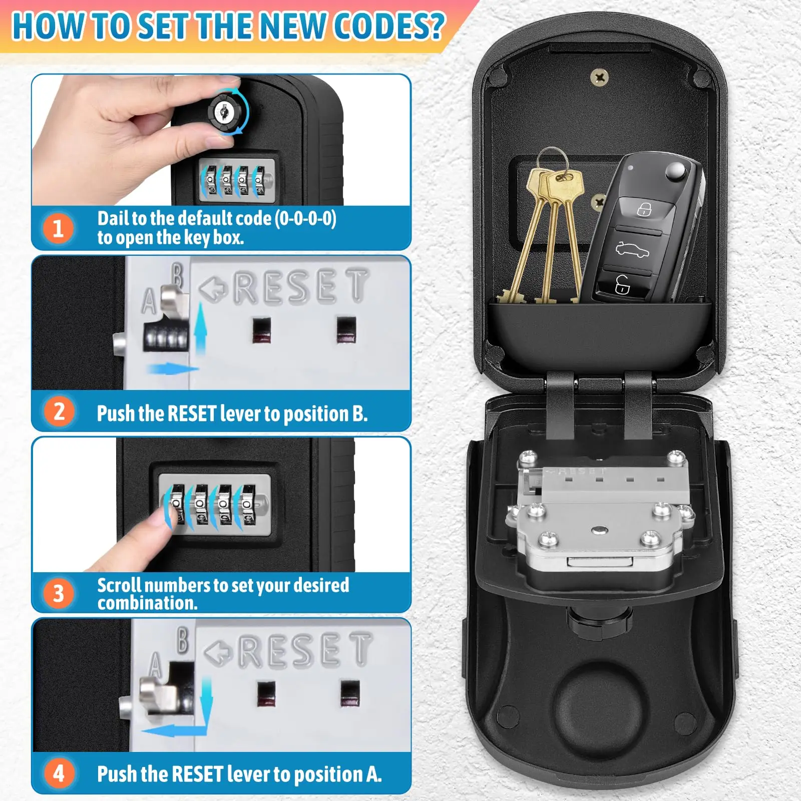 Lock Box for Keys with Code - Image 6